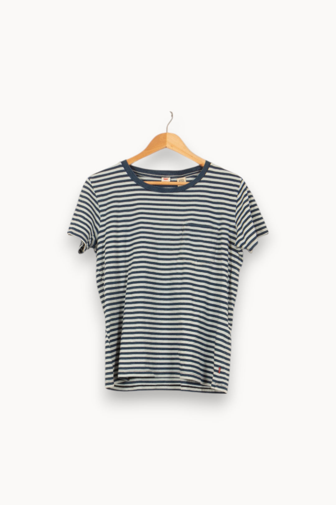 Tee-shirt Rayé Bleu et Blanc - Taille L/40 de la marque Levi's | PARAD53861 - Vendu par Paradigme - Image 2