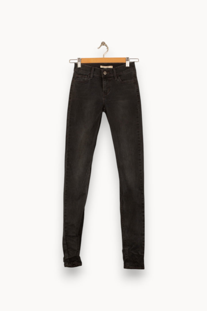 Jean Skinny Noir - Taille S/36 de la marque Levi's | PARAD53866 - Vendu par Paradigme - Image 2