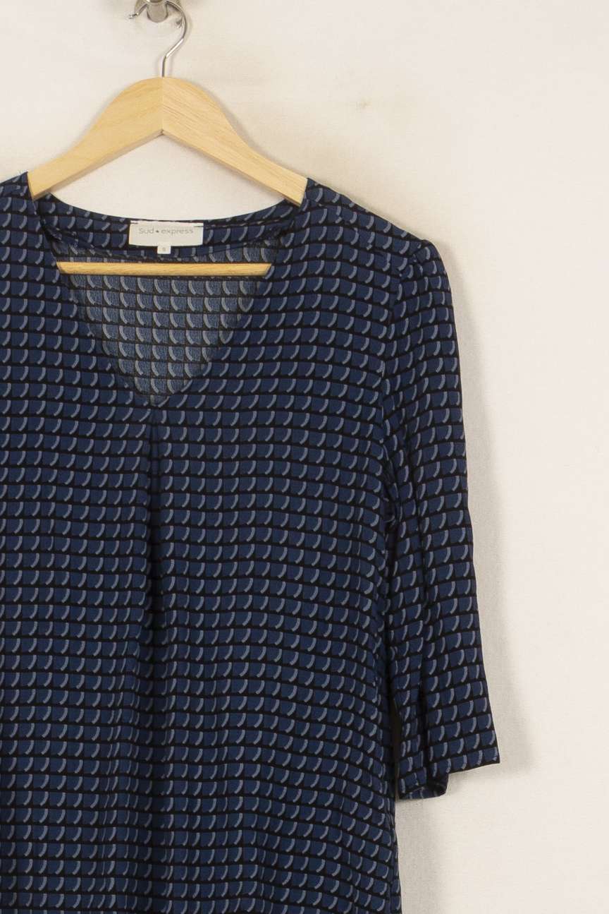 Blouse Bleue - Taille S/36 de la marque Sud express | PARAD53869 - Vendu par Paradigme - Image 3