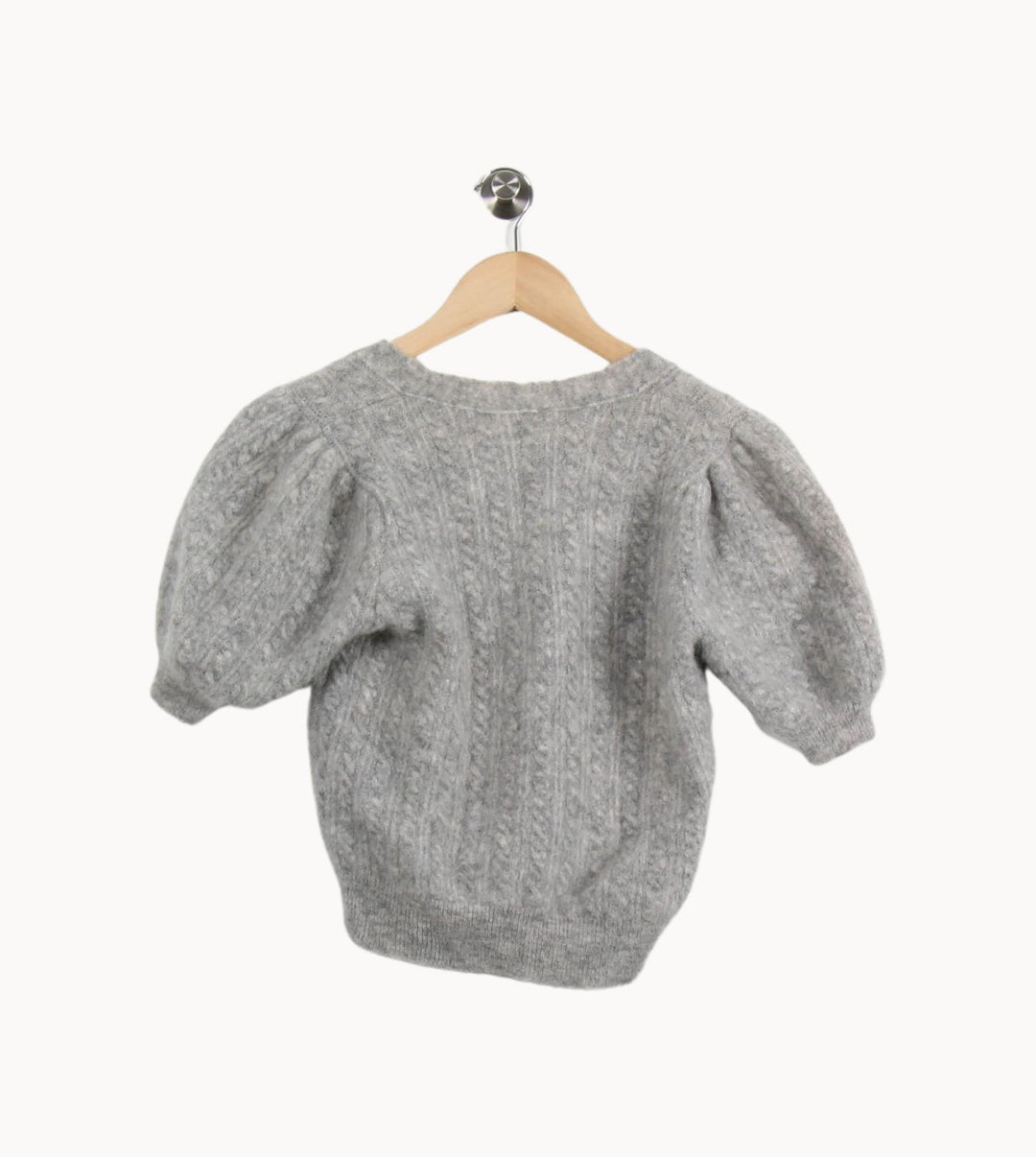 Cardigan Gris - Taille XS/34 de la marque Sézane | PARAD53870 - Vendu par Paradigme - Image 4