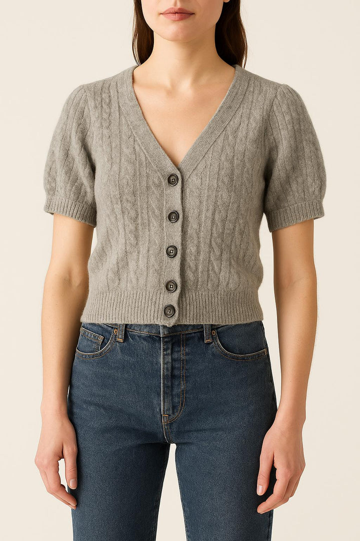 Cardigan Gris - Taille XS/34 de la marque Sézane | PARAD53870 - Vendu par Paradigme - Image 1