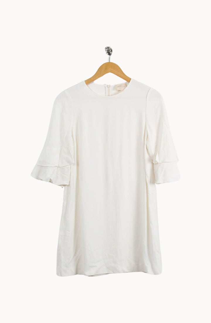 Robe Courte Blanche - Taille S/36 de la marque Sézane | PARAD53883 - Vendu par Paradigme - Image 2