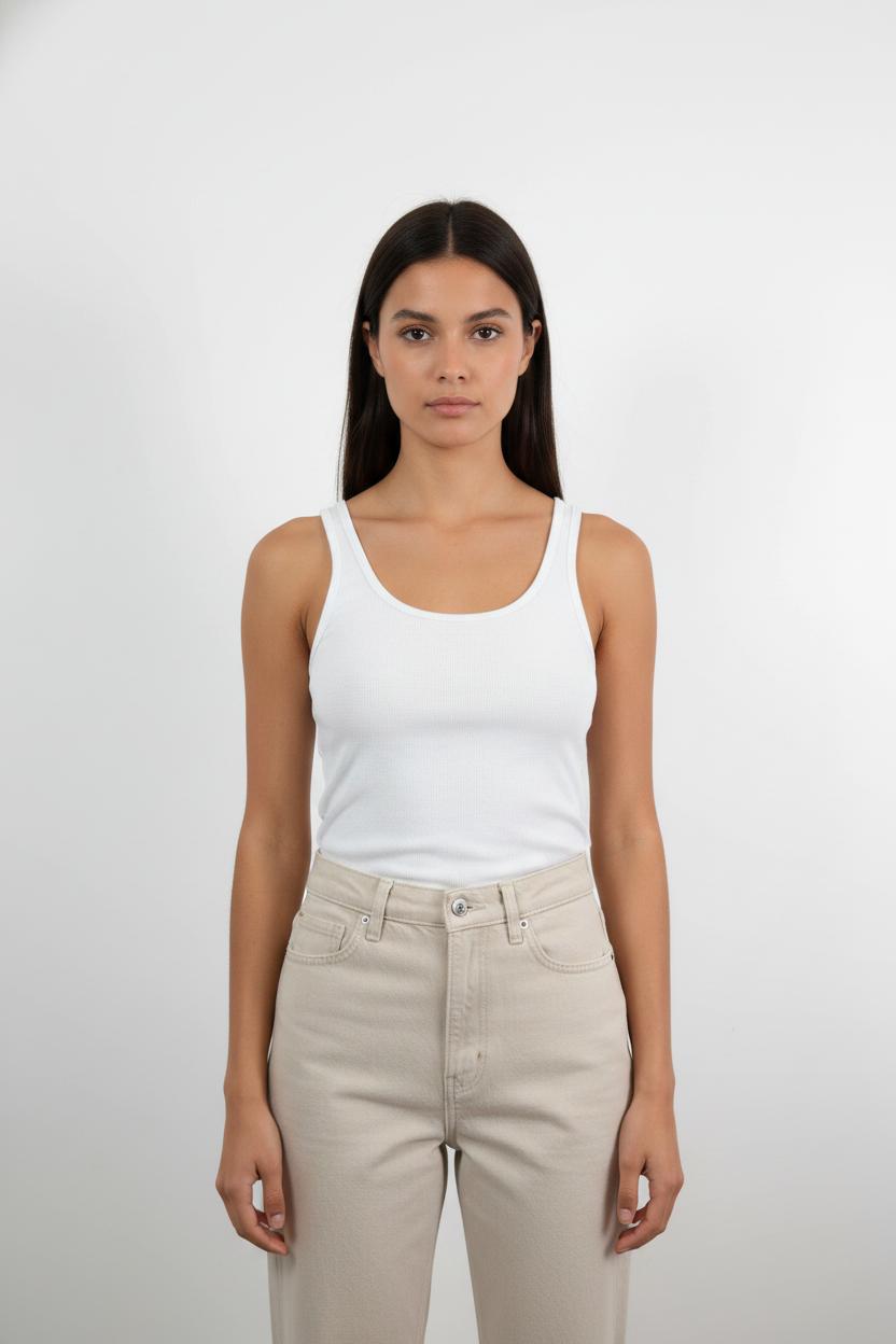 Débardeur Blanc - Taille XS/34