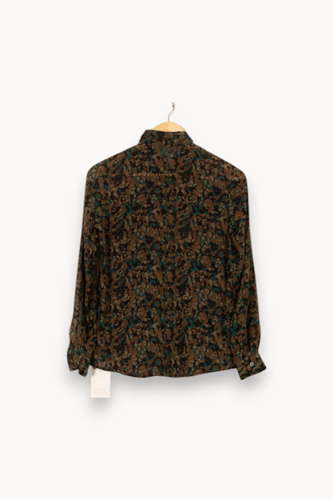 Chemise Verte et Marron - Taille XS/34 de la marque IKKS | PARAD53888 - Vendu par Paradigme - Image 4