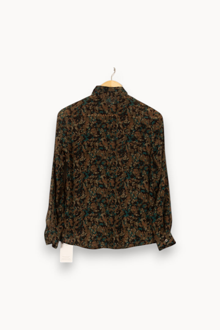 Chemise Verte et Marron - Taille XS/34 de la marque IKKS | PARAD53888 - Vendu par Paradigme - Image 4