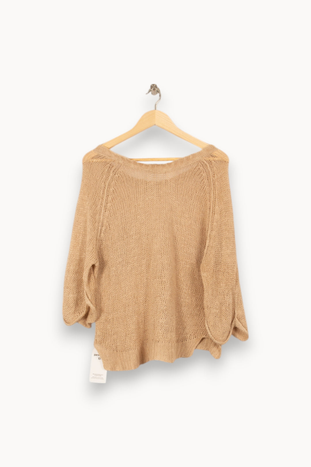 Pull Beige - Taille XS/34 de la marque American Vintage | PARAD53890 - Vendu par Paradigme - Image 4