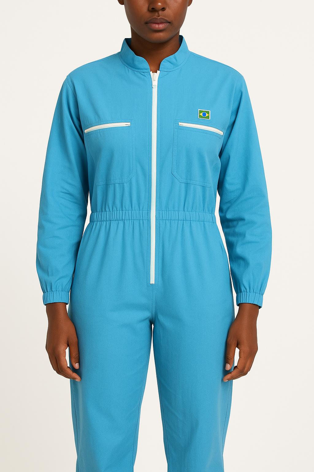 Combinaison Bleue - Taille L/40 de la marque American Vintage | PARAD53892 - Vendu par Paradigme - Image 1