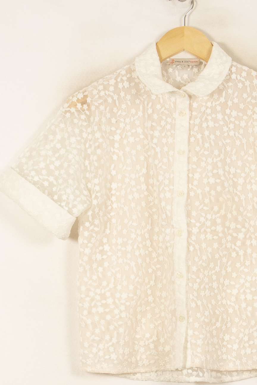 Chemisette Blanche - Taille M/38 de la marque Paul & Joe Sister | PARAD53900 - Vendu par Paradigme - Image 3