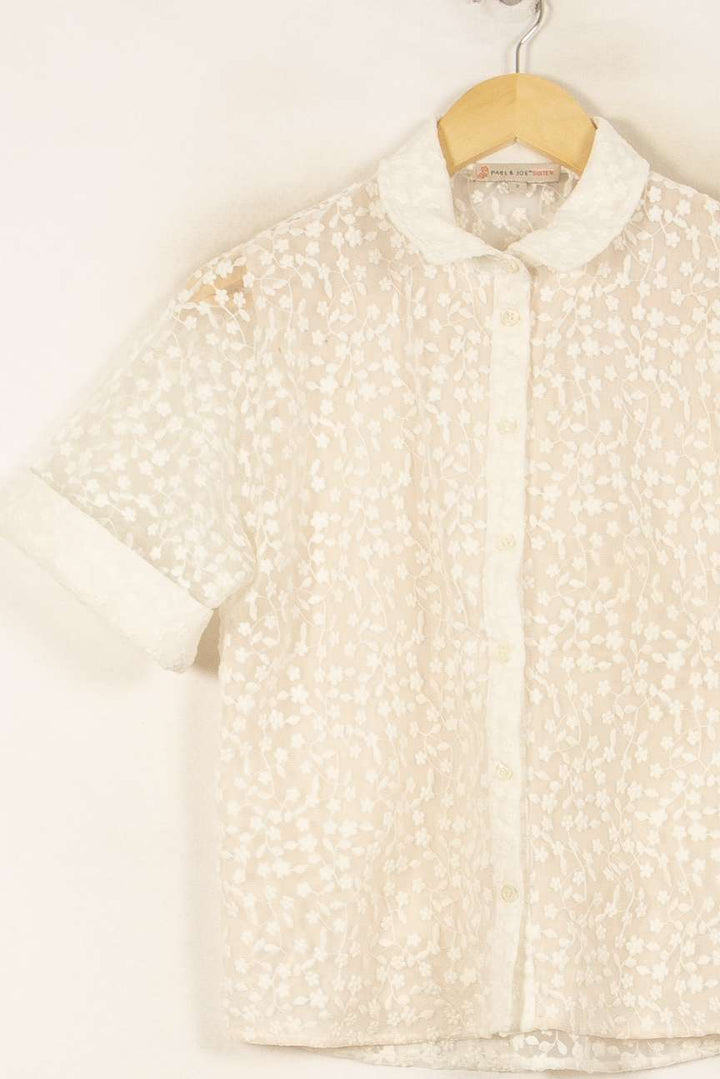Chemisette Blanche - Taille M/38 de la marque Paul & Joe Sister | PARAD53900 - Vendu par Paradigme - Image 3