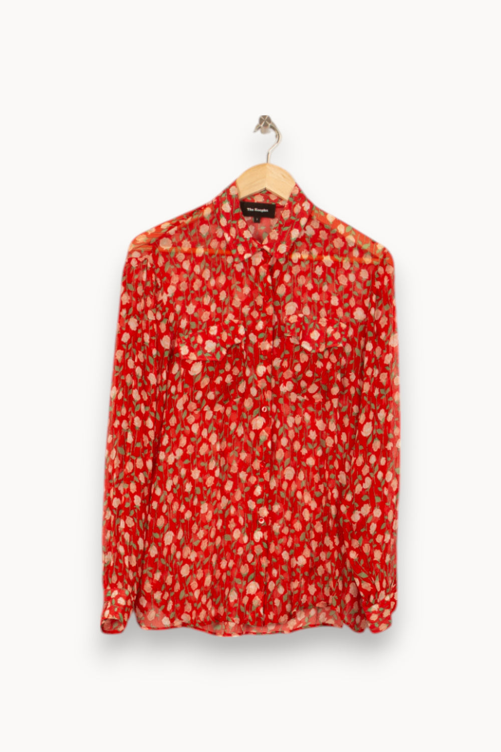Chemise Rouge et Blanche - Taille M/38 de la marque The Kooples | PARAD53902 - Vendu par Paradigme - Image 2