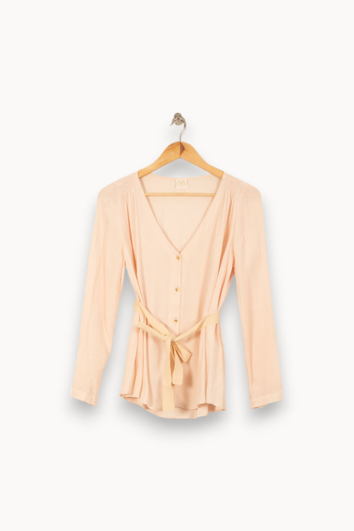 Blouse Rose - Taille S/36 de la marque Des petits hauts | PARAD53904 - Vendu par Paradigme - Image 2
