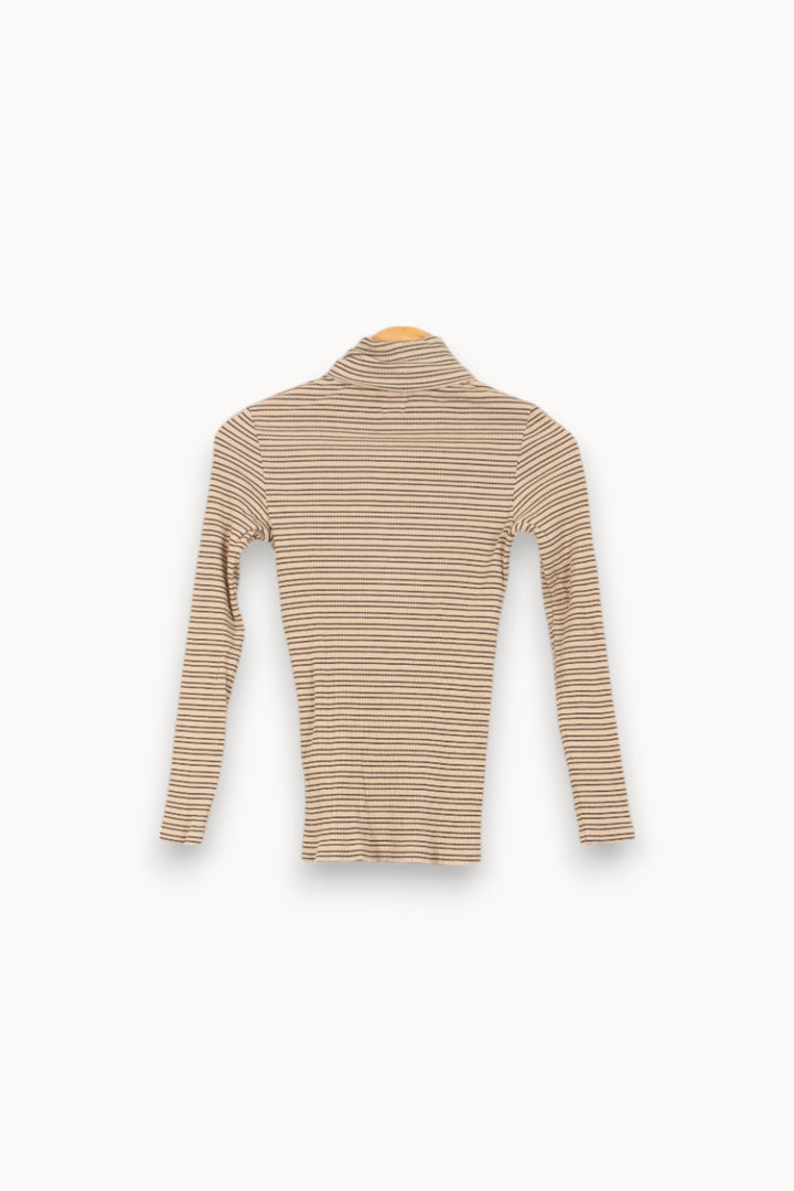 Sous-pull Beige et Noir - Taille XS/34 de la marque Des petits hauts | PARAD53907 - Vendu par Paradigme - Image 4