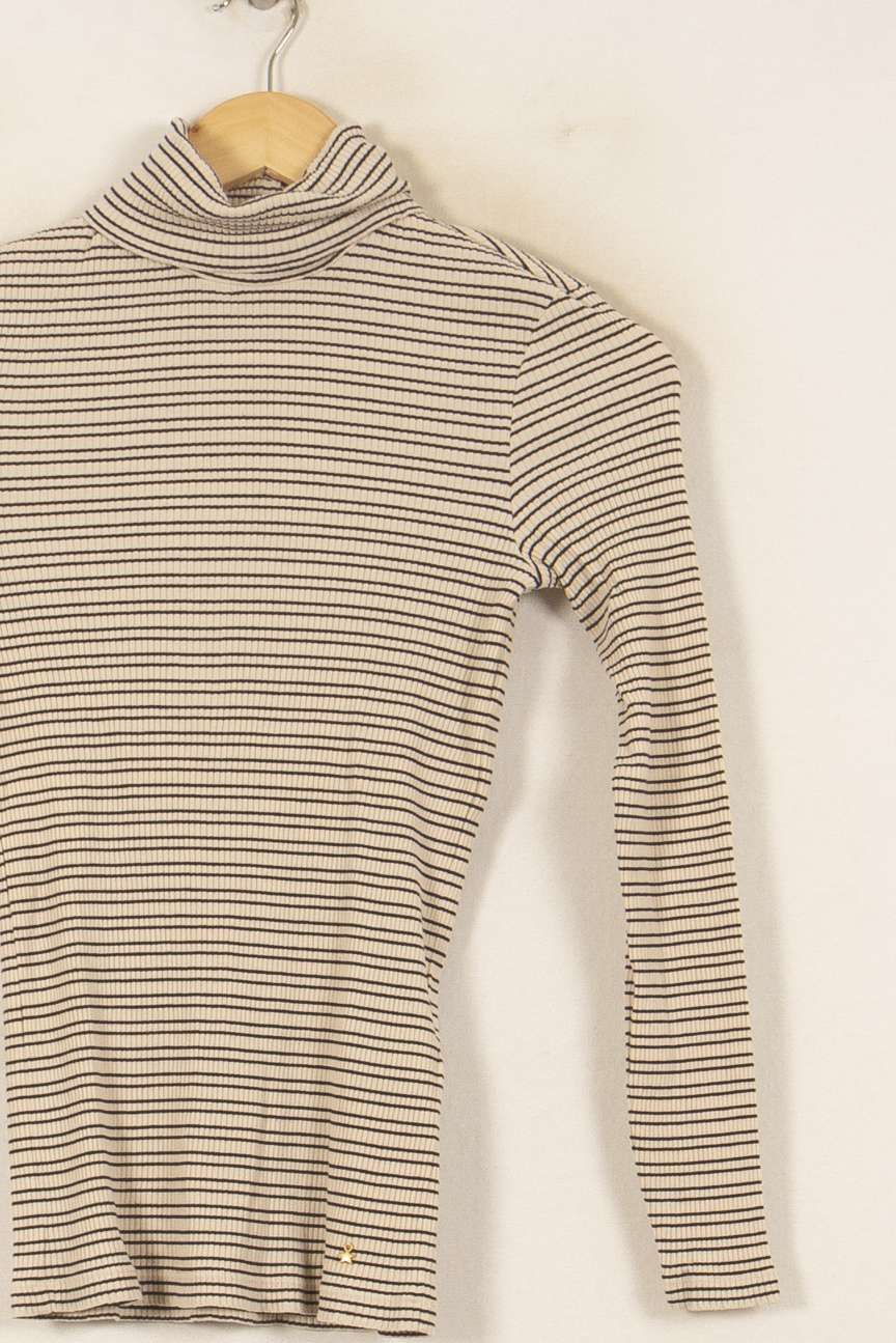 Sous-pull Beige et Noir - Taille XS/34 de la marque Des petits hauts | PARAD53907 - Vendu par Paradigme - Image 3