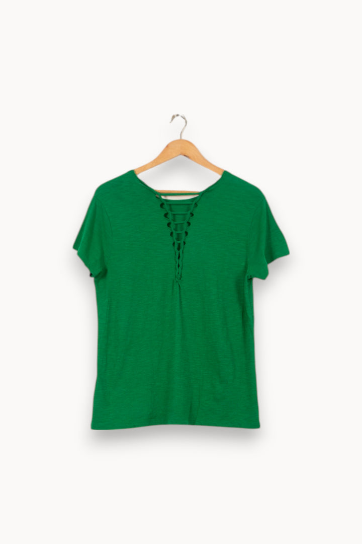 Tee-shirt Vert - Taille S/36 de la marque IKKS | PARAD53911 - Vendu par Paradigme - Image 4