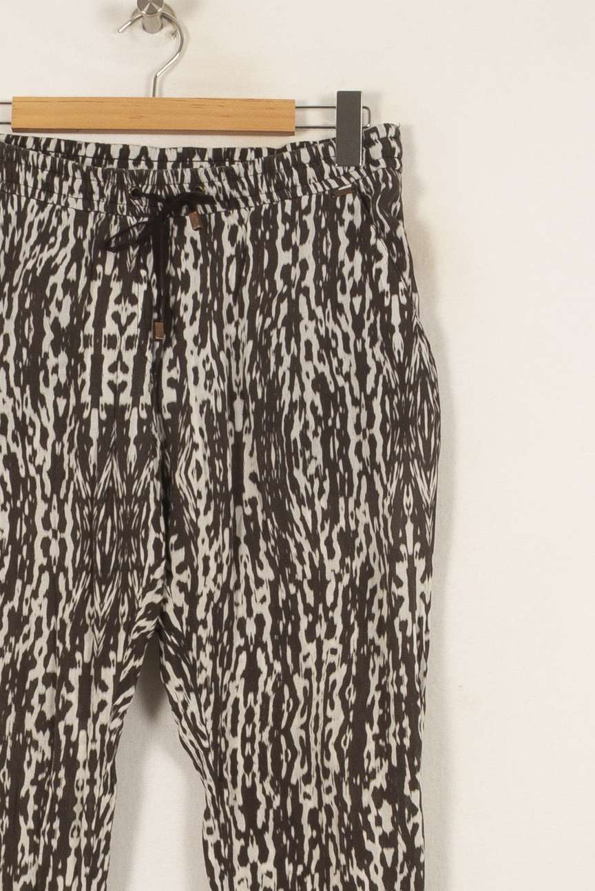 Pantalon Marron et Blanc - Taille L/40 de la marque IKKS | PARAD53914 - Vendu par Paradigme - Image 3