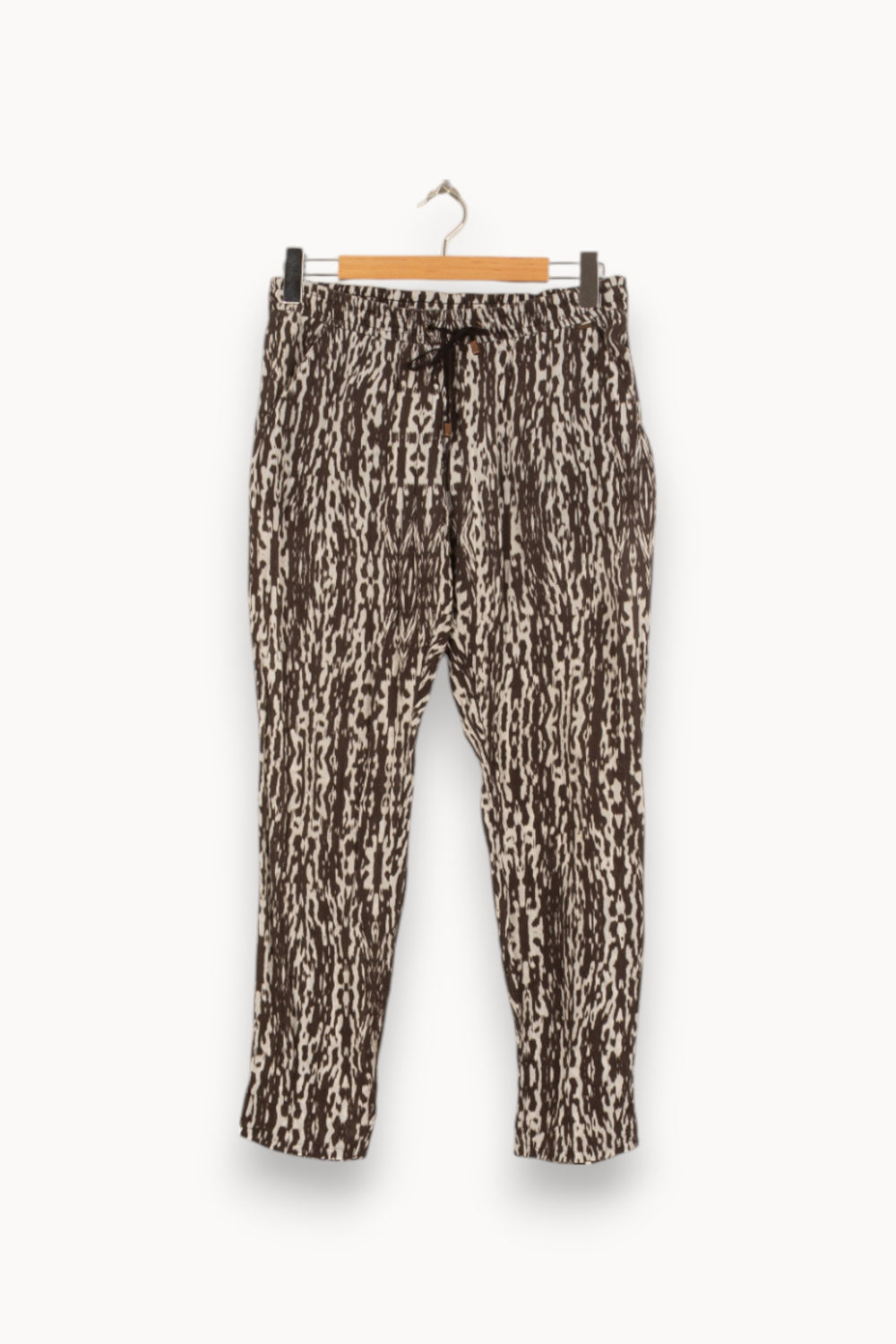 Pantalon Marron et Blanc - Taille L/40 de la marque IKKS | PARAD53914 - Vendu par Paradigme - Image 2