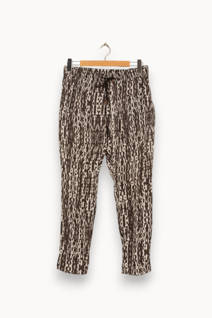 Pantalon Marron et Blanc - Taille L/40 de la marque IKKS | PARAD53914 - Vendu par Paradigme - Image 2