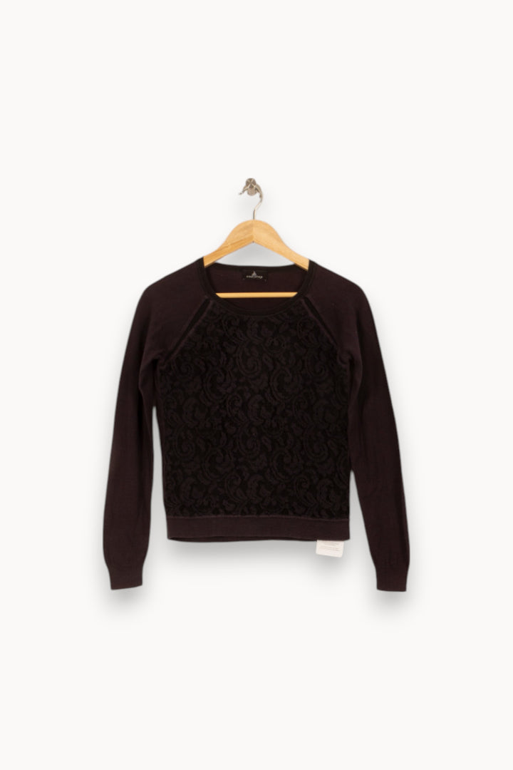 Sweatshirt Noir - Taille S/36 de la marque One Step | PARAD53915 - Vendu par Paradigme - Image 2