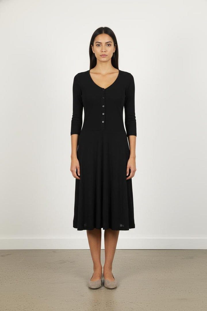 Robe Midi Noire - Taille S/36