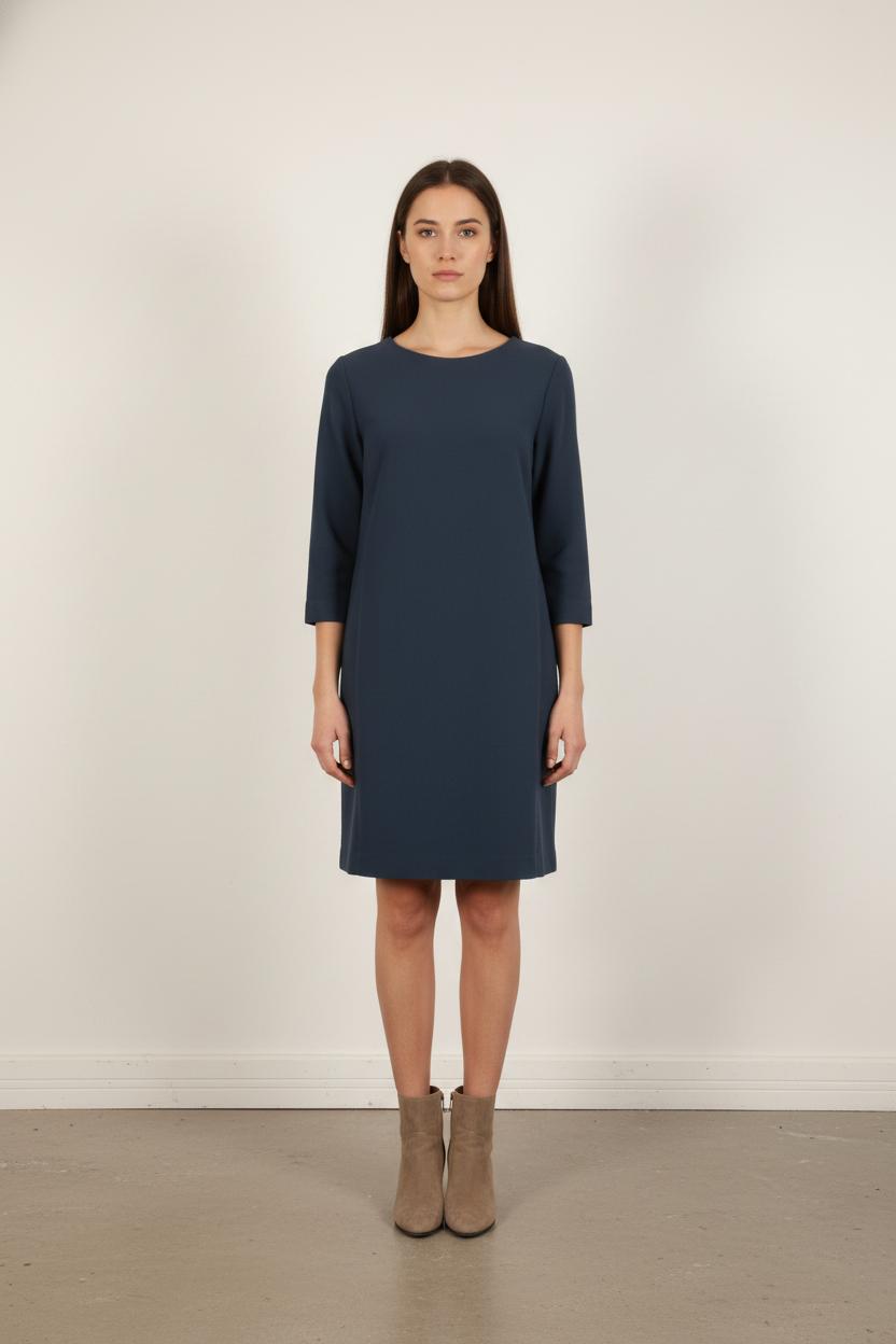 Robe Droite Bleue - Taille S/36
