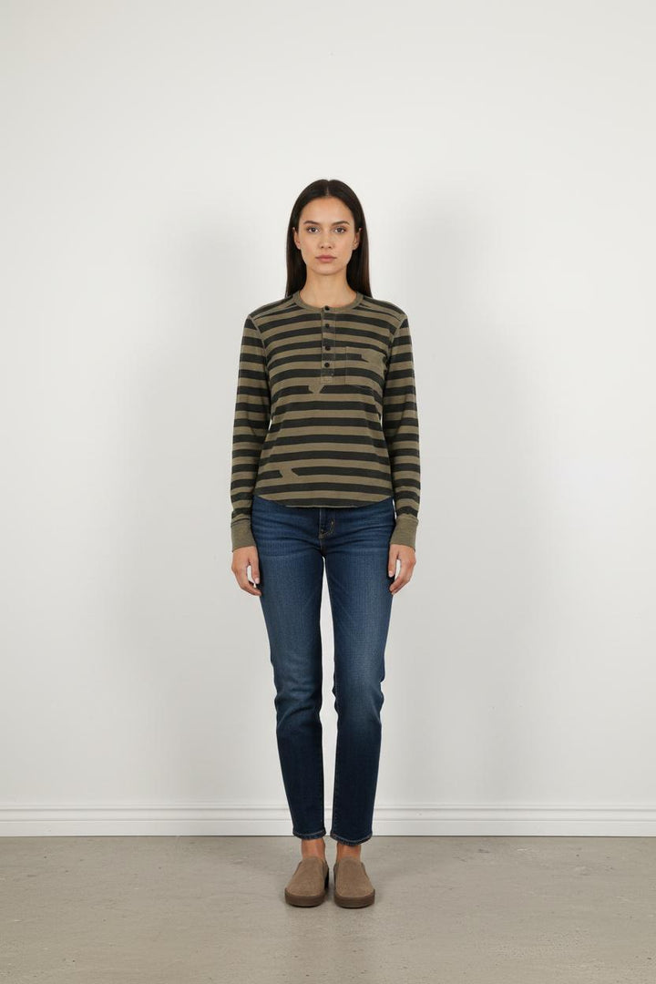 Henley Marron et Noir - Taille S/36