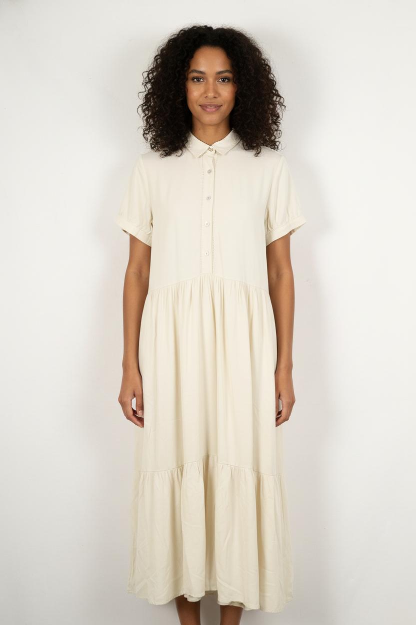 Robe Chemise Longue Blanche - Taille S/36