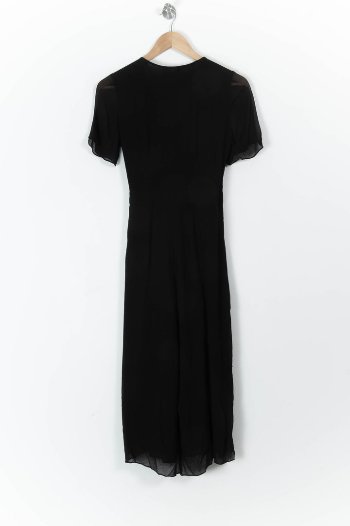 Robe Portefeuille Noire - Taille XS/34 de la marque The Kooples | PARAD53950 - Vendu par Paradigme - Image 4