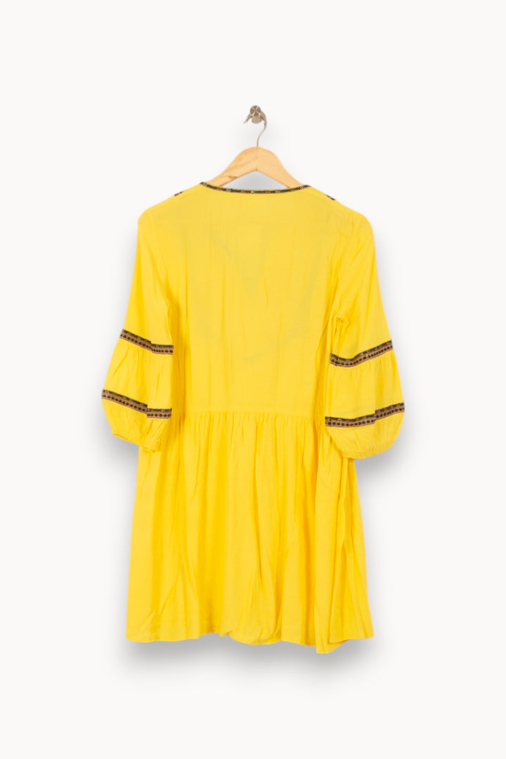 Robe Courte Jaune - Taille XS/34 de la marque ba&sh | PARAD53951 - Vendu par Paradigme - Image 4