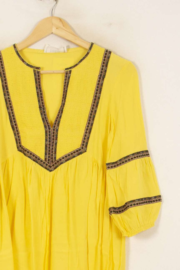 Robe Courte Jaune - Taille XS/34 de la marque ba&sh | PARAD53951 - Vendu par Paradigme - Image 3