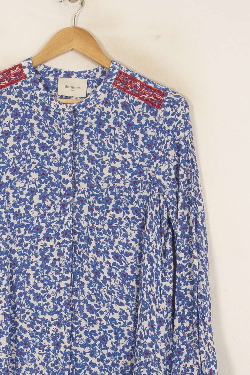 Blouse Bleue et Rouge - Taille M/38 de la marque Bérénice | PARAD53953 - Vendu par Paradigme - Image 3