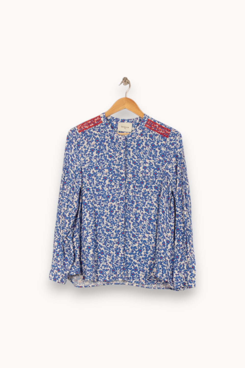 Blouse Bleue et Rouge - Taille M/38 de la marque Bérénice | PARAD53953 - Vendu par Paradigme - Image 2