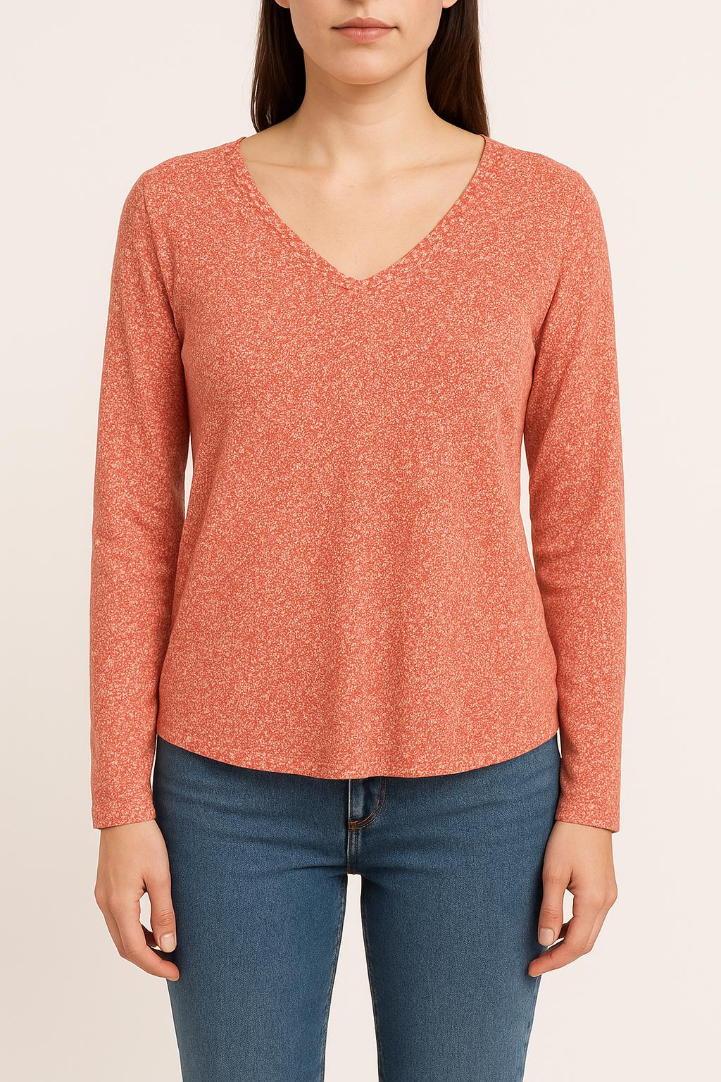 Pull Rose et Blanc - Taille M/38 de la marque IKKS | PARAD53954 - Vendu par Paradigme - Image 1