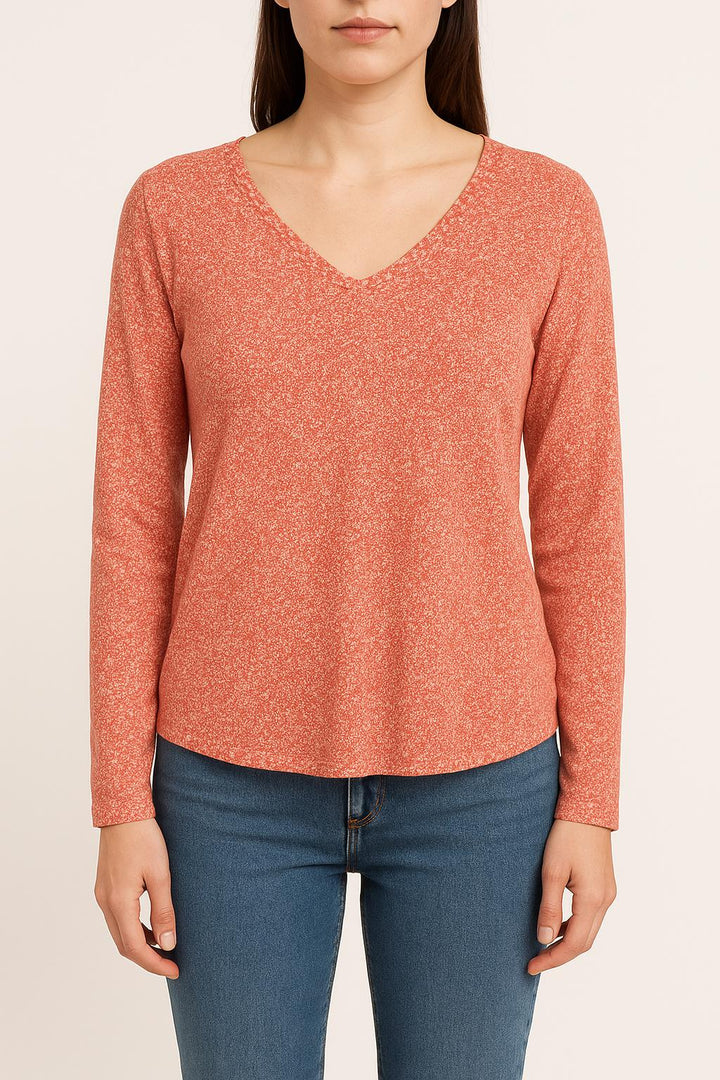 Pull Rose et Blanc - Taille M/38 de la marque IKKS | PARAD53954 - Vendu par Paradigme - Image 1