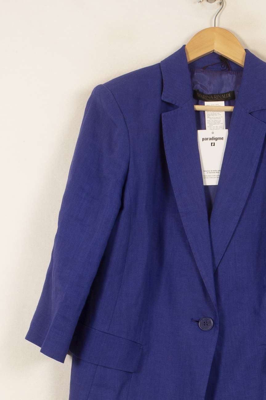 Blazer Bleu - Taille XXL/44 de la marque Marina Rinaldi | PARAD53956 - Vendu par Paradigme - Image 3