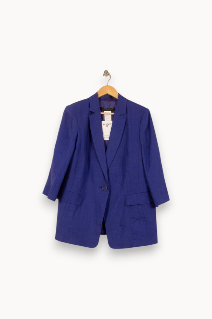 Blazer Bleu - Taille XXL/44 de la marque Marina Rinaldi | PARAD53956 - Vendu par Paradigme - Image 2