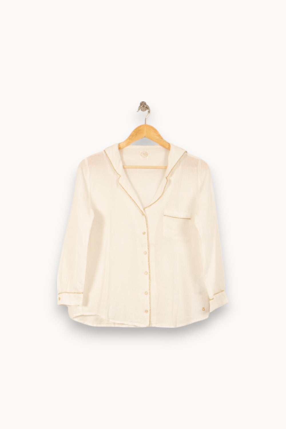 Chemise Blanche - Taille S/36 de la marque Des petits hauts | PARAD53959 - Vendu par Paradigme - Image 2