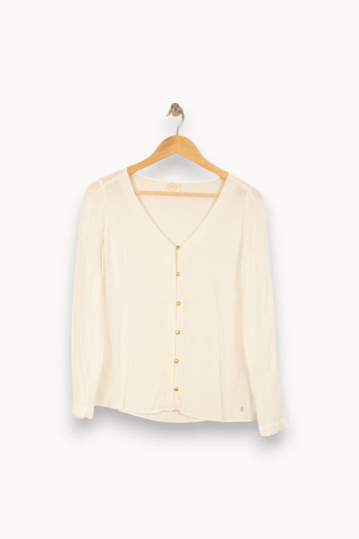Blouse Blanche - Taille S/36 de la marque Des petits hauts | PARAD53960 - Vendu par Paradigme - Image 2