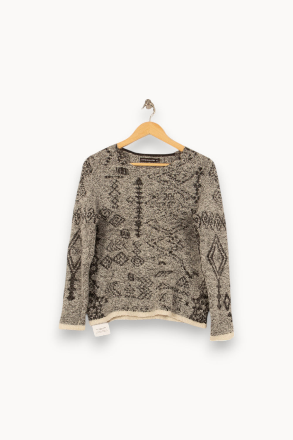 Pull Gris et Noir - Taille M/38 de la marque Antik Batik | PARAD53962 - Vendu par Paradigme - Image 2