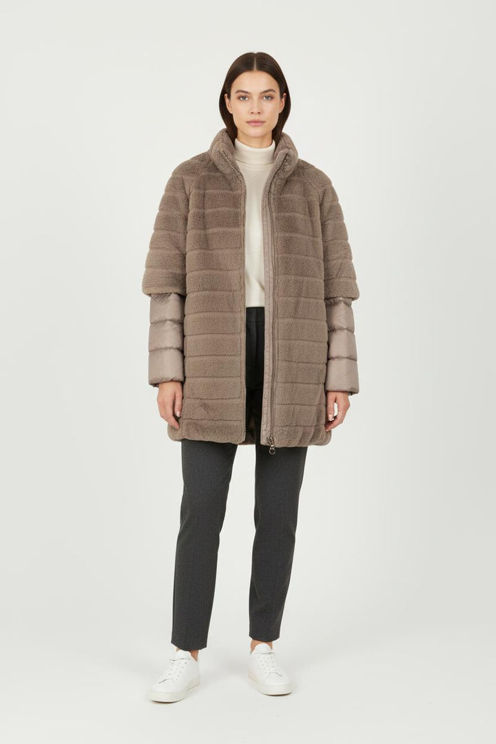 Manteau Gris - Taille XXL/44 de la marque Marina Rinaldi | PARAD53977 - Vendu par Paradigme - Image 1