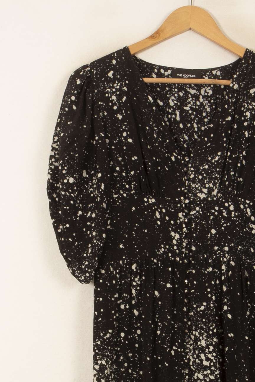 Robe Courte Noire et Blanche - Taille M/38 de la marque The Kooples | PARAD53978 - Vendu par Paradigme - Image 3