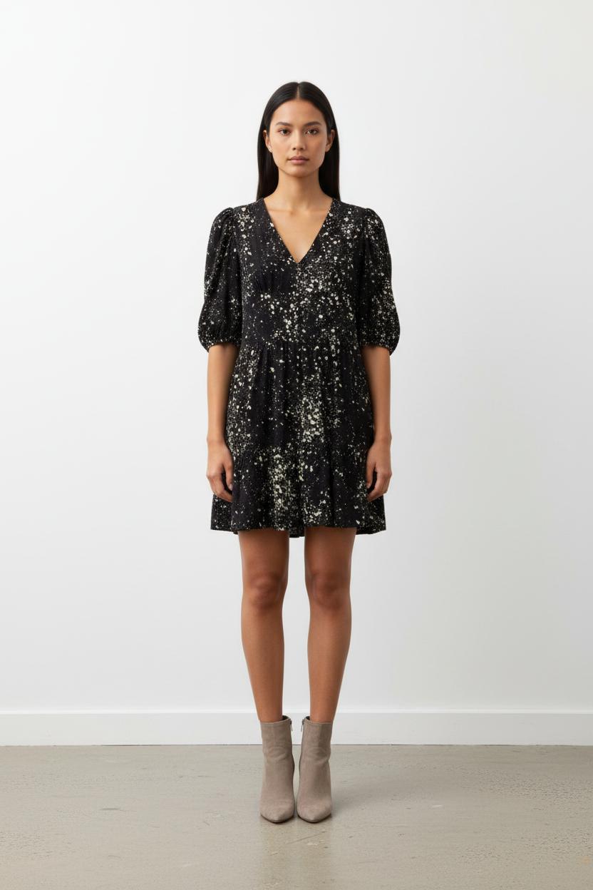Robe Courte Noire et Blanche - Taille M/38