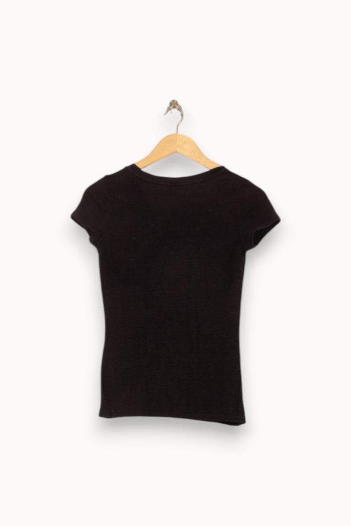 Tee-shirt Noir - Taille S/36 de la marque Claudie Pierlot | PARAD53979 - Vendu par Paradigme - Image 4
