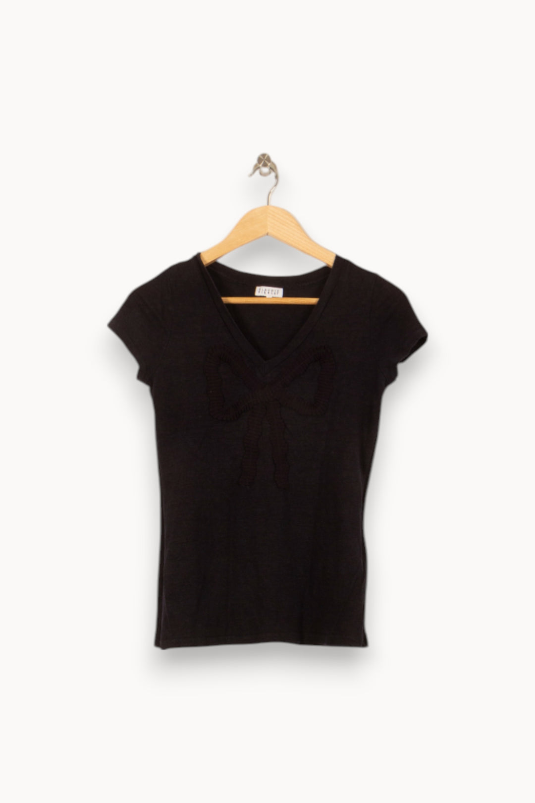 Tee-shirt Noir - Taille S/36 de la marque Claudie Pierlot | PARAD53979 - Vendu par Paradigme - Image 2