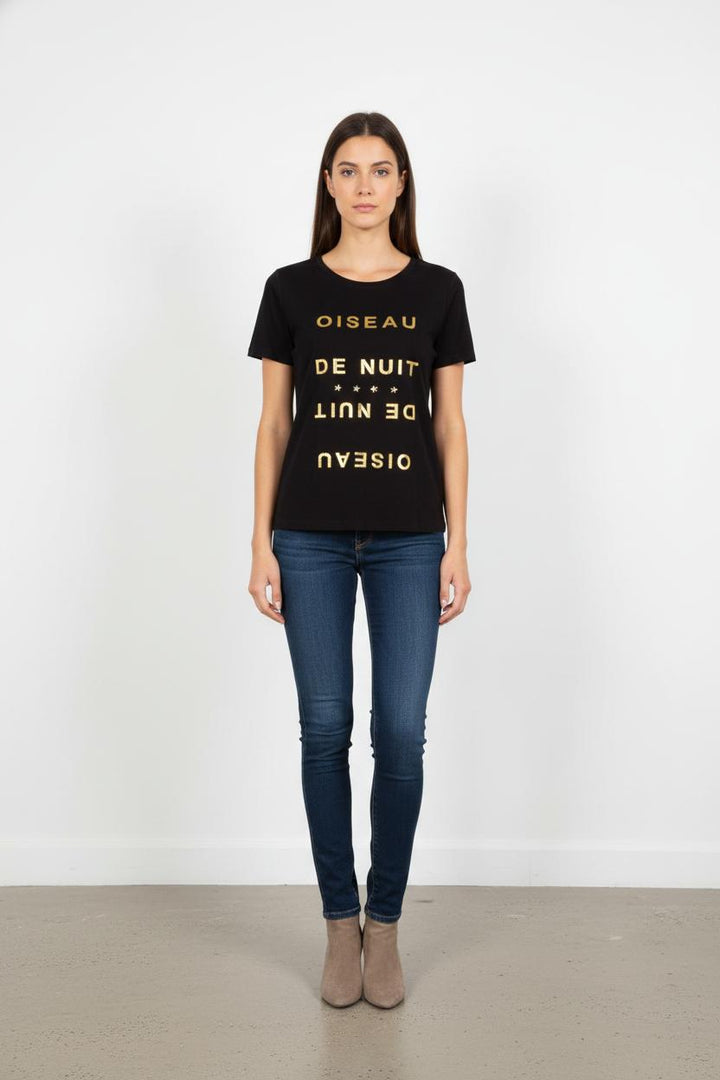 Tee-shirt Noir - Taille S/36