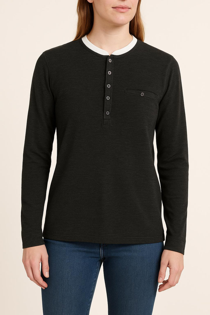 Tee-shirt Noir et Blanc - Taille M/38 de la marque IKKS | PARAD54001 - Vendu par Paradigme - Image 1