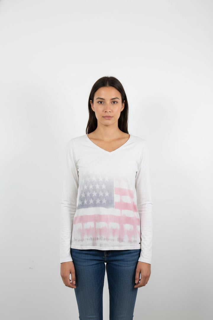 Tee-shirt Blanc et Rose - Taille M/38