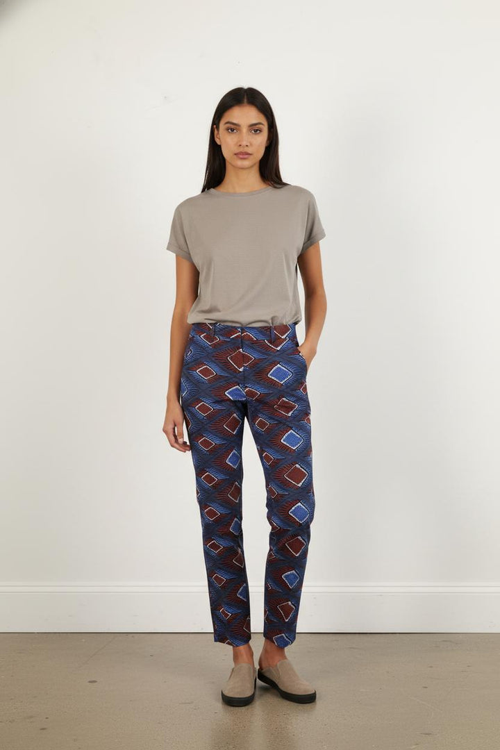 Pantalon Bleu et Rouge - Taille XS/34