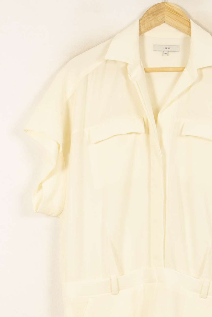 Robe Chemisier Blanche - Taille M/38 de la marque IRO | PARAD54031 - Vendu par Paradigme - Image 3