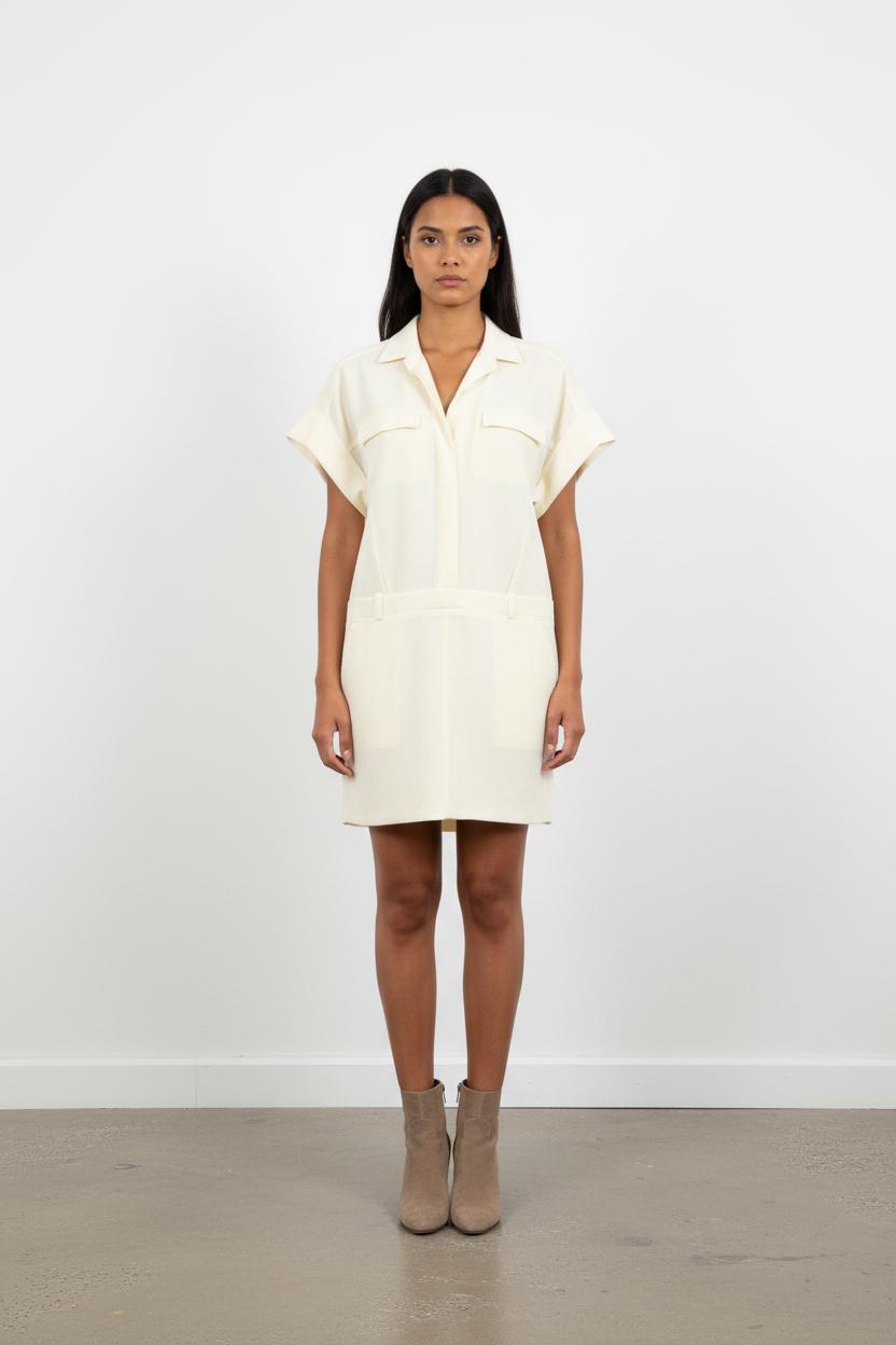 Robe Chemisier Blanche - Taille M/38