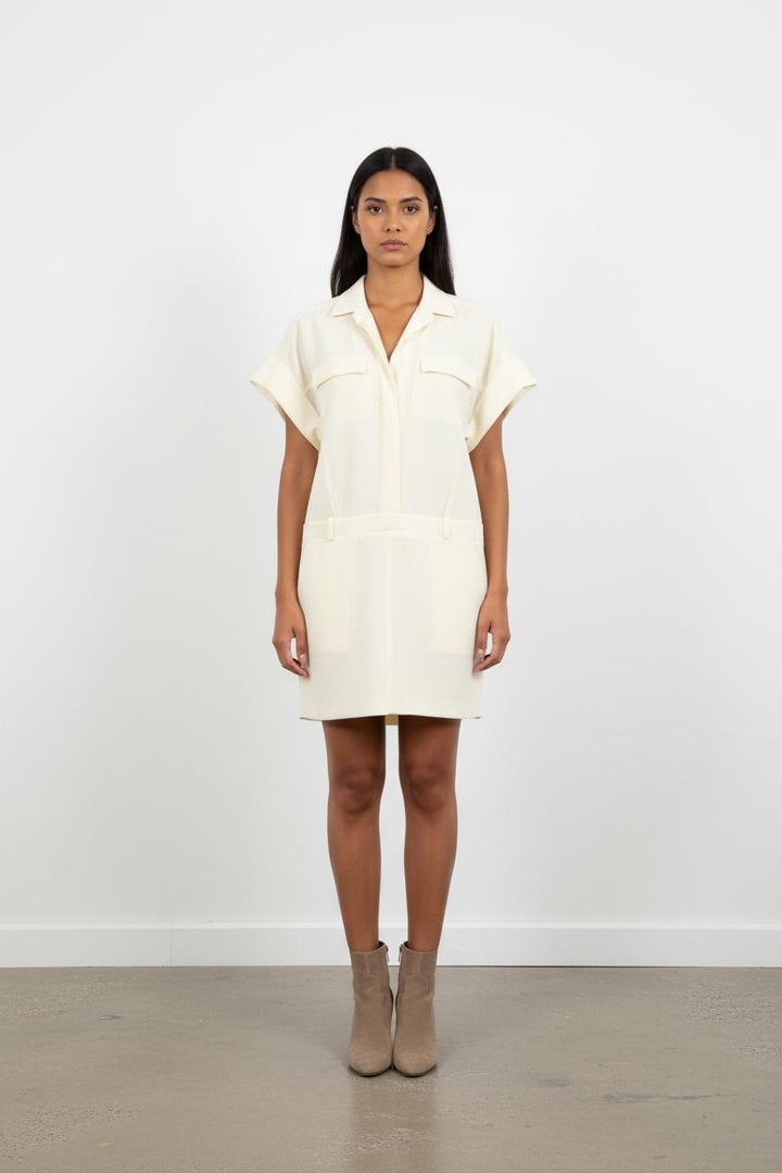 Robe Chemisier Blanche - Taille M/38